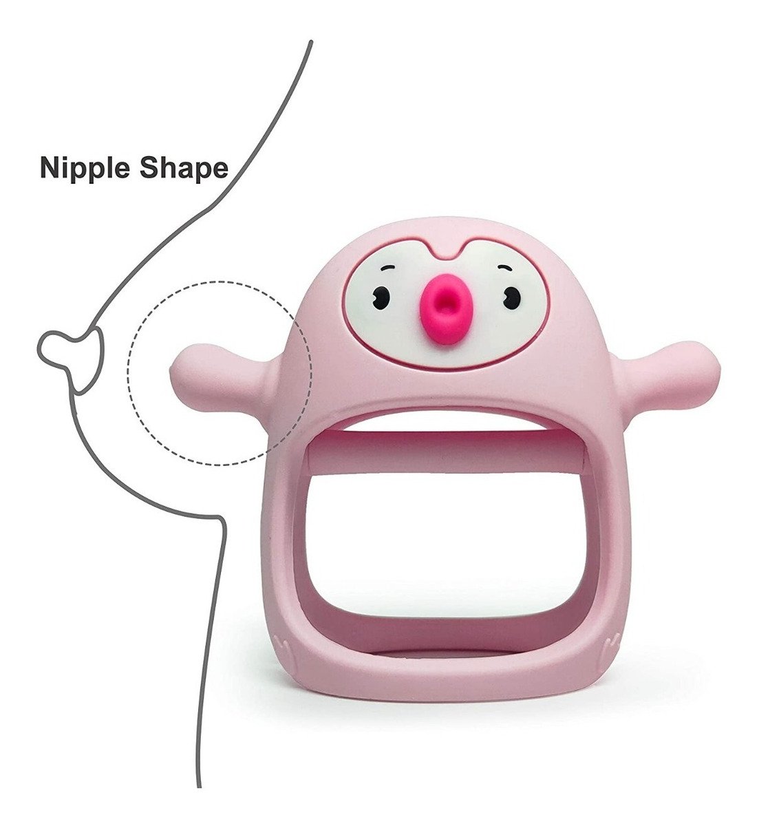 Smily Mia Penguin - Mordedor, Chupon De Silicona Para Bebés - Image 2