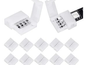 Wenhsin Paquete De 10 Conectores De Tira De Luz Led