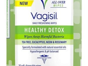 Vagisil Toallitas Íntimas Femeninas Healthy Detox 20 Unid