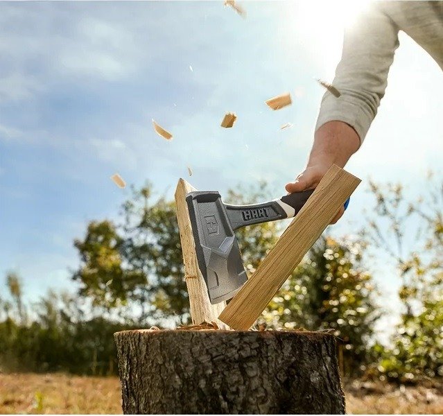 Hart Hacha De Acero Forjado De 35.5 Cm Con Funda Protectora - Image 4