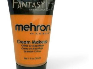 Pintura Facial Y Corporal Base De Agua, Mehron Makeup 1 Onza Tono Naranja/fiesta De Bloques