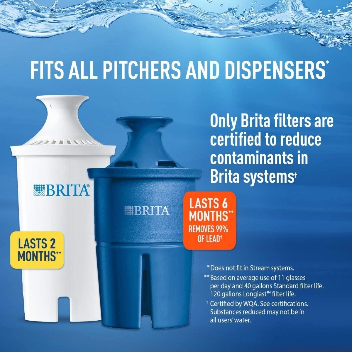 Brita Filtro Recambio Para Jarra De Agua, Estándar Pack De 8 - Image 4