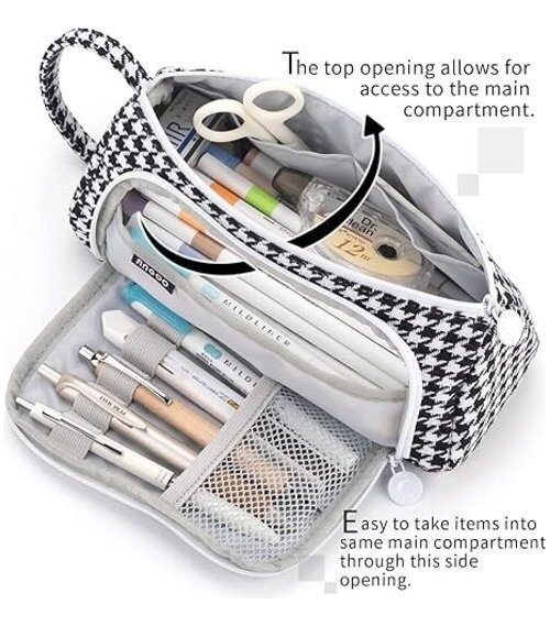 Easthill Estuche Para Lapices Gran Capacidad En Color Negro - Image 18