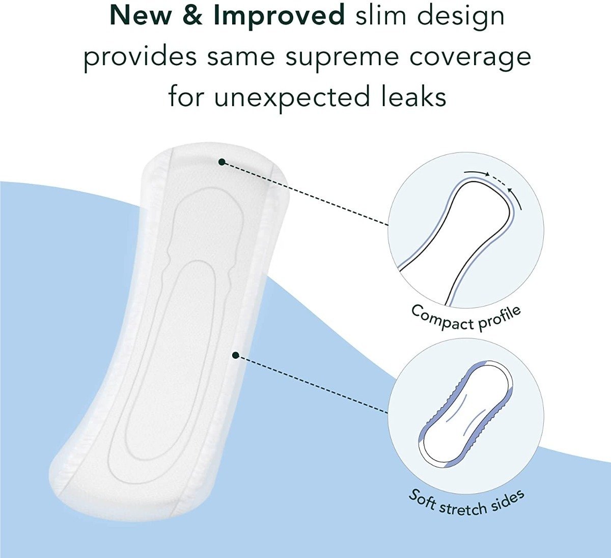 Protectores Diarios Incontinencia Algodón Orgánico 20pz Rael - Image 2