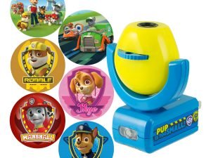 Proyector Personajes De Disney Luz Nocturna Led 3 Modelos Estructura Paw Patrol Marshall Skye Rubble Chase