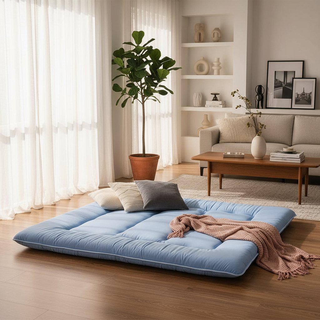 Futón Maxyoyo 2 Cuerpos Colchón Sofá Cama Japonés Queen - Image 5