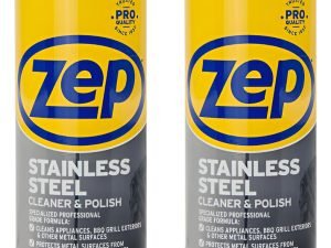 Zep 2 Unidades De Limpiador De Acero Inoxidable 396g