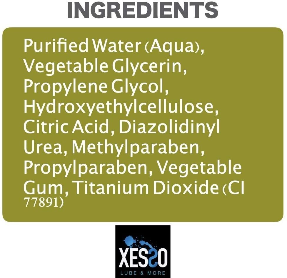 Lubricante Blanco Cremoso A Base De Agua, Xesso, Lube, 32 Oz Sabor Sin Sabor - Image 4