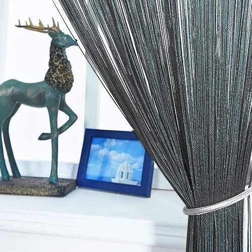 Hsylym Cortinas Para Puerta Con Flecos De Espaguetis Densos - Image 16