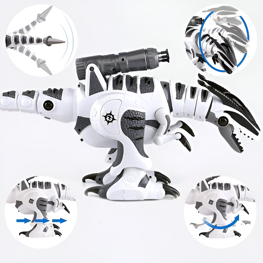 Fistone Rc Robot Dinosaurio Inteligente Inteligente Intelige Color Blanco - Image 4