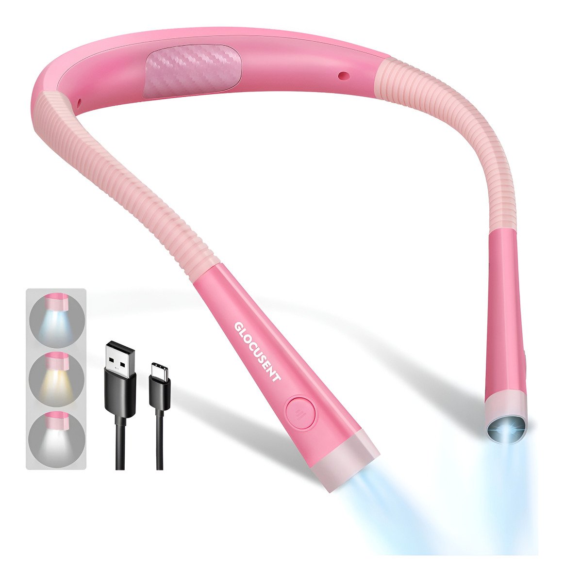 Luz De Lectura Glocusent Led P/ El Cuello P/ Leer En La Cama - Image 3