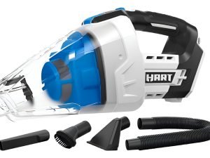 Hart Aspiradora Automotriz Inalámbrica, Sin Batería Color Blanco Y Negro