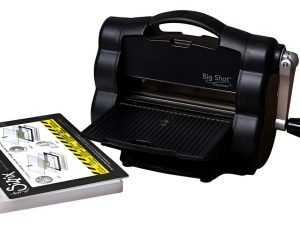 Sizzix Big Shot - Plegable De Tim Holtz (15 Cm), Color Negro