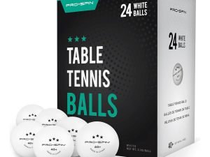 Pro-spin Pelotas De Ping Pong Blancas, 3 Estrellas Caja 24