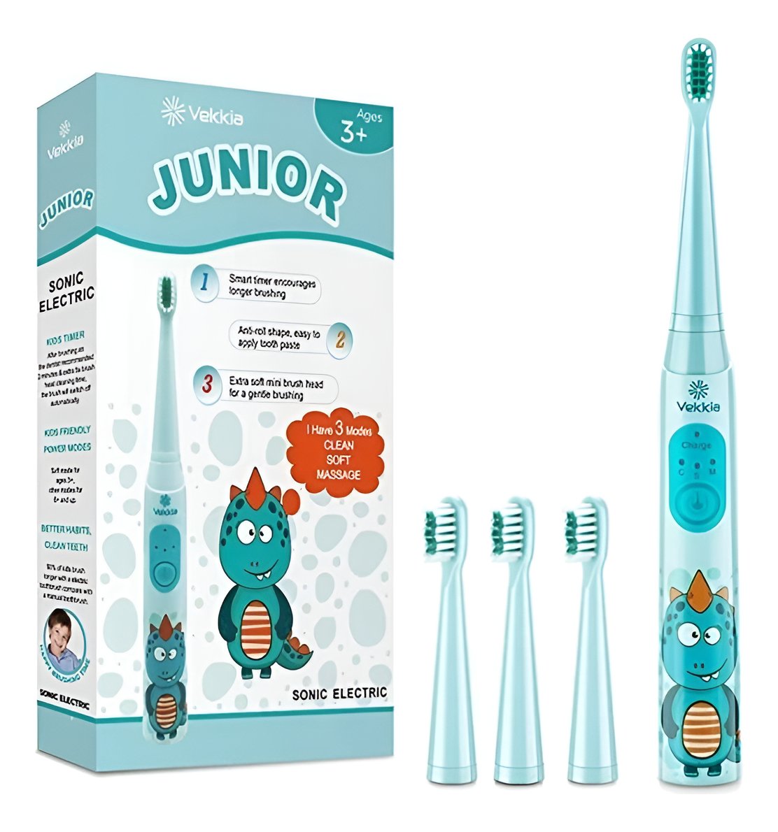 Vekkia - Cepillos De Dientes Eléctricos Para Niños - Image 4