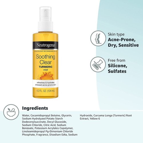Neutrogena Spray Limpiador Calmante, Piel Propensa Al Acne Tipo De Piel Todo Tipo De Piel - Image 2