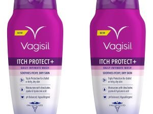Vagisil Lavado Femenino Íntimo Diario, Itch Protect + 2 Pack