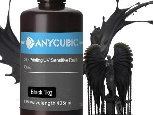 Anycubic Resina Para Impresora 3d De Curado Uv 1kg Negro