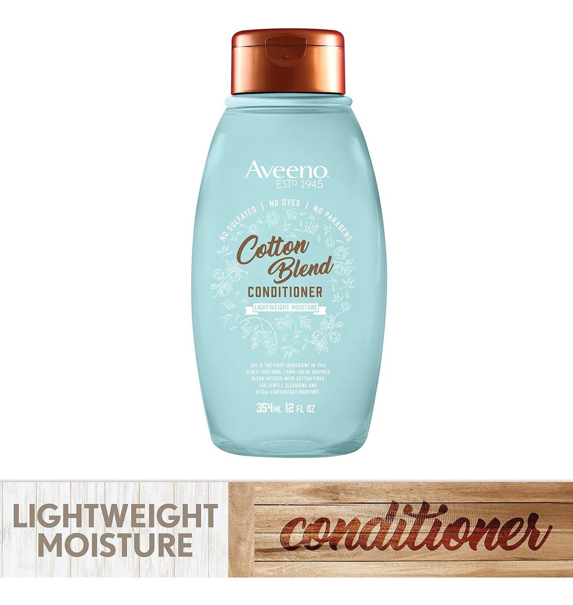 Aveeno Acondicionador Hidratante Cotton Blend 354ml - Image 2