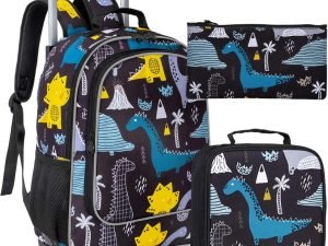 Gxtvo Mochila Para Niños Con Ruedas Enrollables Pack De 3 Piezas