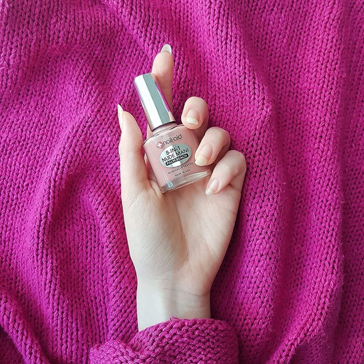 Nail-aid Manicura Desnuda 8 En 1, Transparente Francés 15 Ml - Image 4