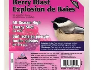 Heath Pasteles De Sebo Mezcla Para Pájaros Berry Blast 318g