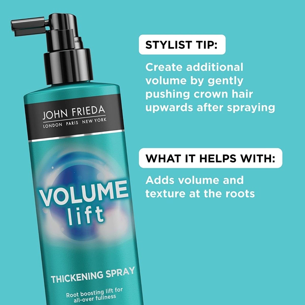 Spray Para Peinar John Frieda Volume Lift Para Volumen Natural 6 Onzas - Image 2