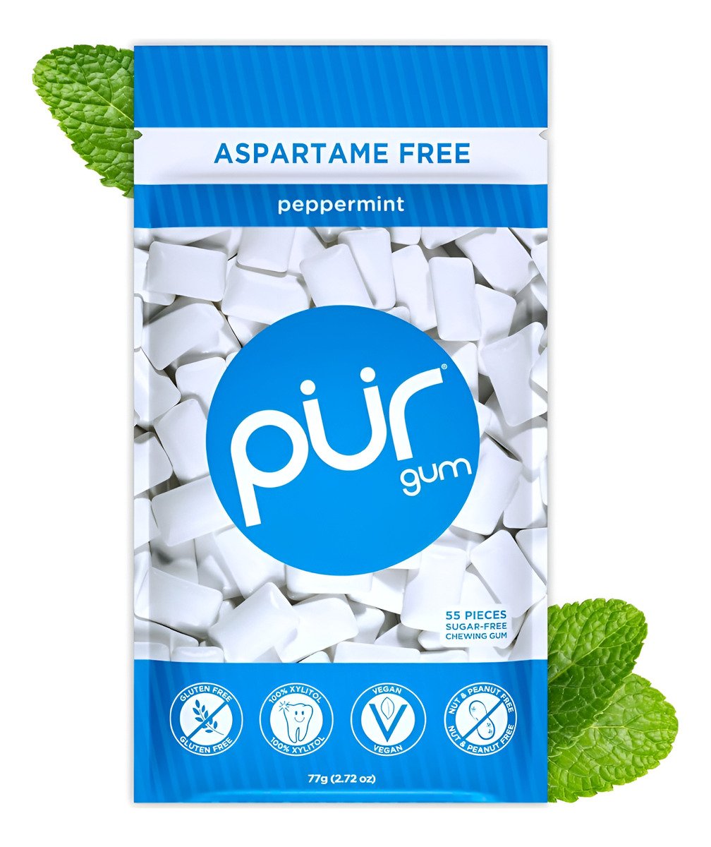 Pur Gum Chicle De Menta Sabor Frutal De Xilitol 55 Und - Image 11