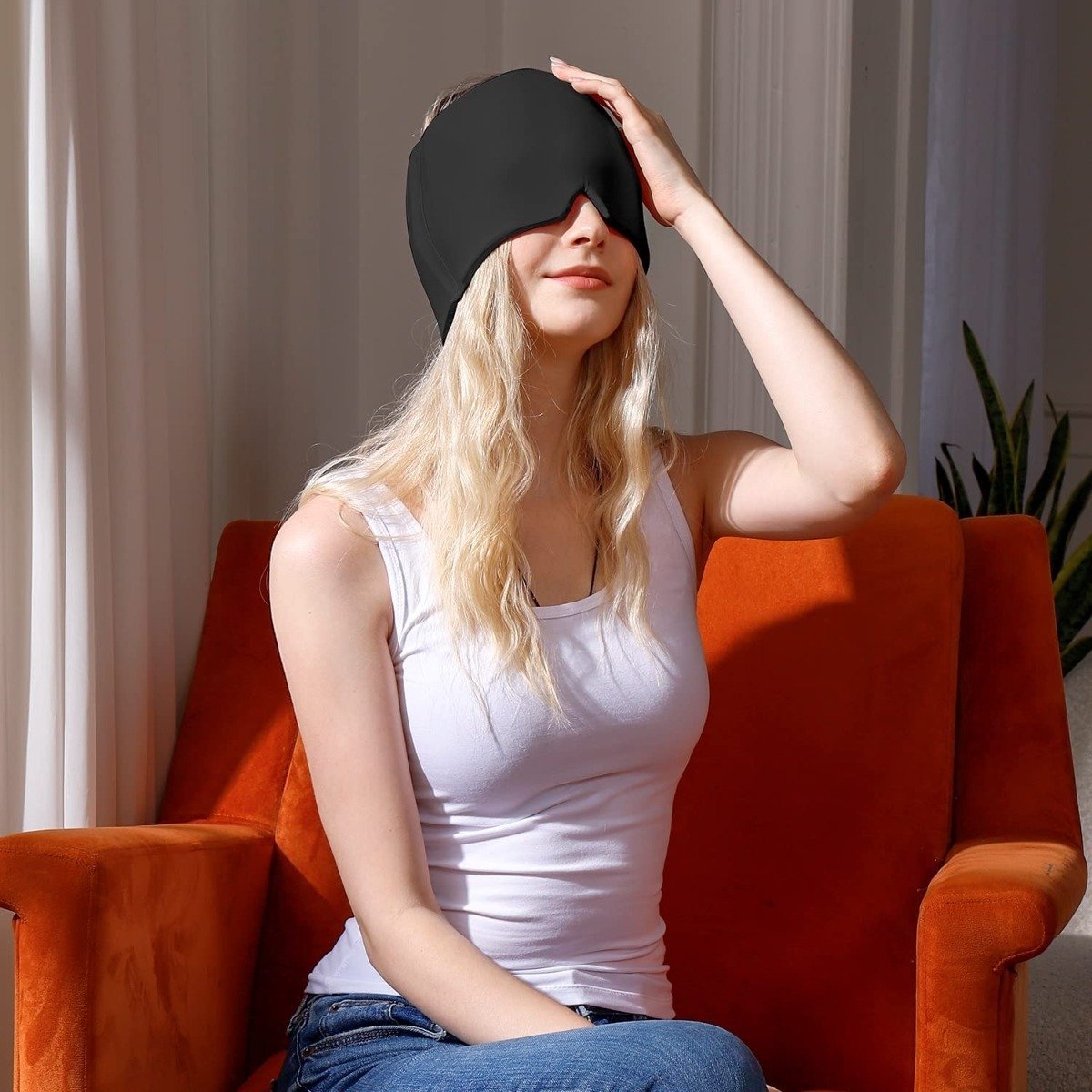 Gorro Para Migraña De Gel Con Compresión Fría Y Caliente - Image 2
