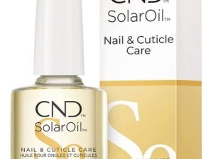 Fortalecedor Para Uñas Y Cutícula Cnd Solaroil De 7.3 Ml Color Transparente
