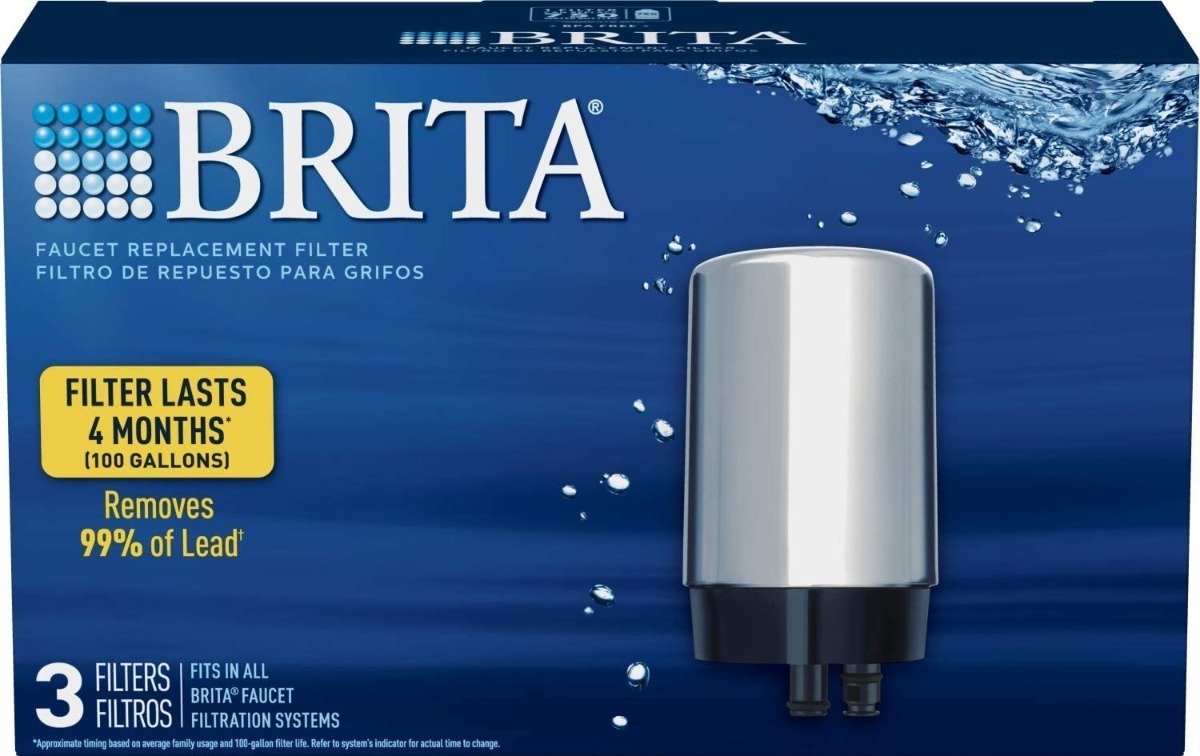 Brita Filtros De Agua De Repuesto Básicos, 2 Pack Cromados - Image 2
