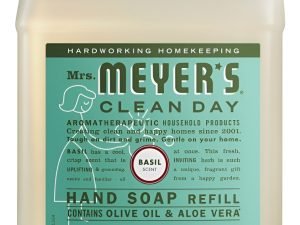 Mrs. Meyer's Jabón Para Manos, Aceites Esenciales, Albahaca
