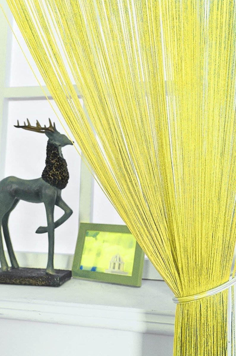 Hsylym Cortinas Para Puerta Con Flecos De Espaguetis Densos - Image 20