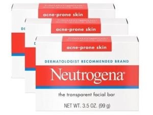 Jabón En Barra Neutrogena Antiacné 100 g Pack 3