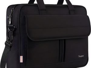 Bolso Para Portátil Maletín De Negocios Color Negro 39.6 Cm
