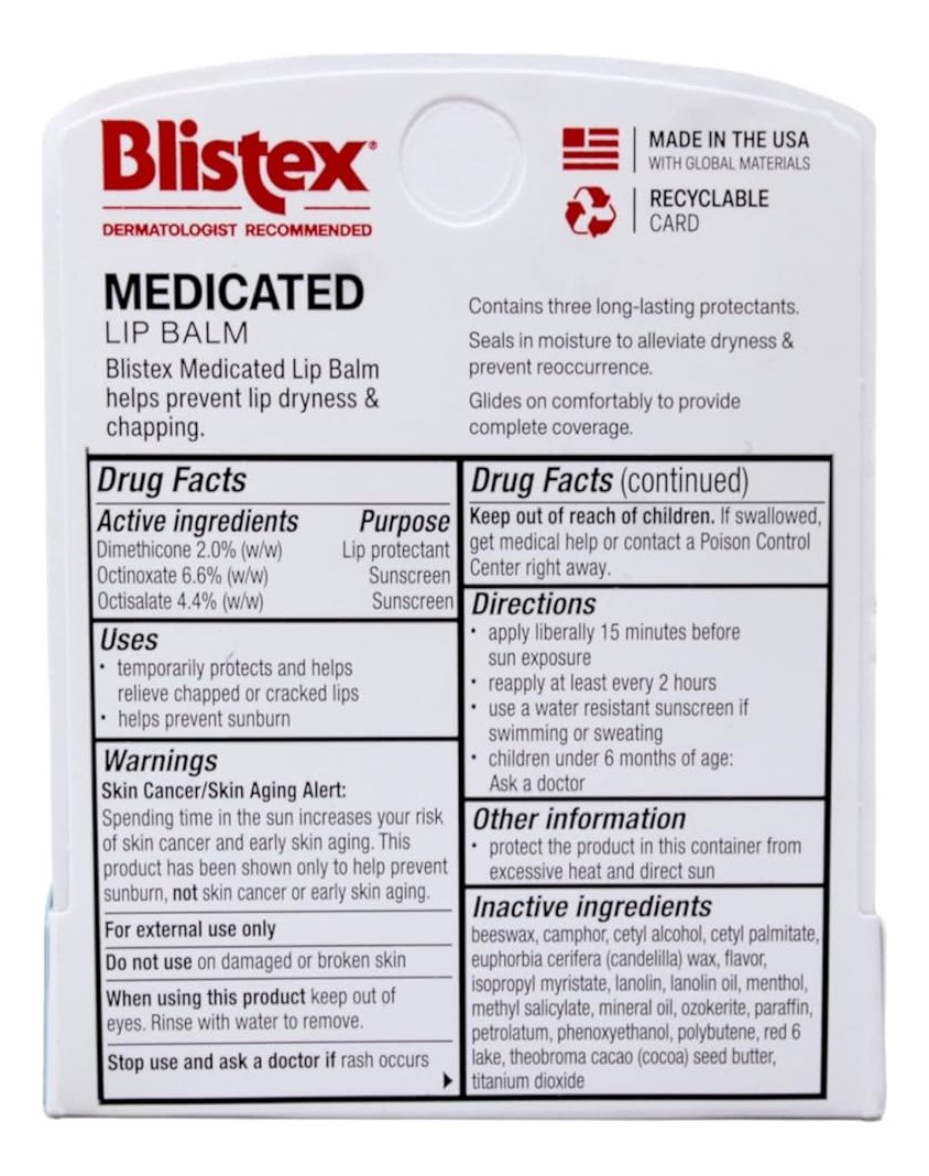 Blistex Protector Labial Medicado Con Spf 15 De 4.25gr - Image 2