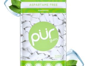 Pur Gum Chicle De Menta Sabor Frutal De Xilitol 55 Und