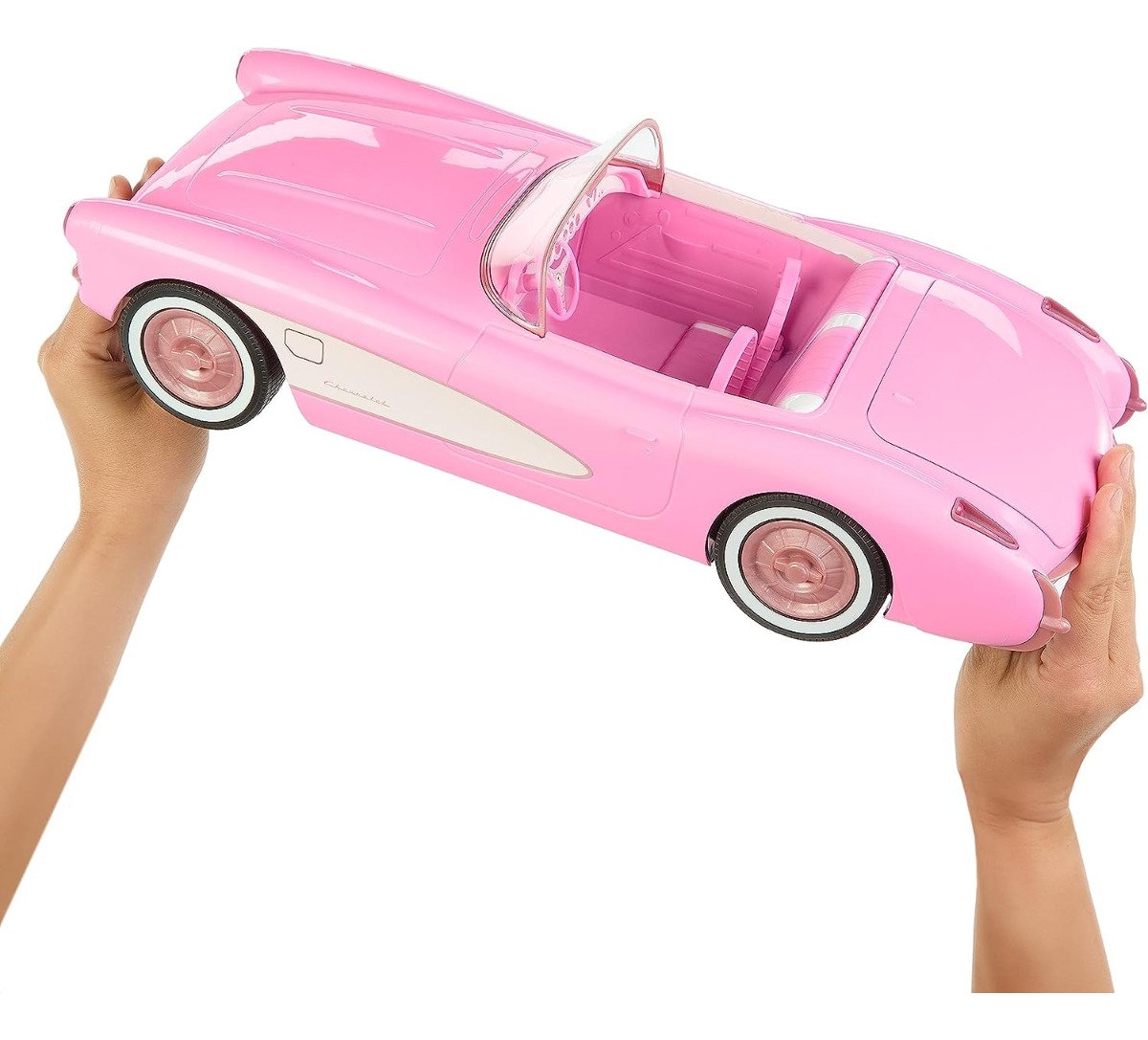 Hot Wheels Rc Barbie Corvette Control Remoto The Movie Color Rosa Chicle - Image 4
