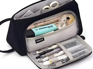 Easthill Estuche Para Lapices Gran Capacidad En Color Negro