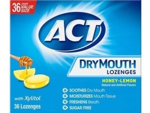 Cuidado Bucal Boca Seca Miel Y Limón Sin Azúcar 36unid Act