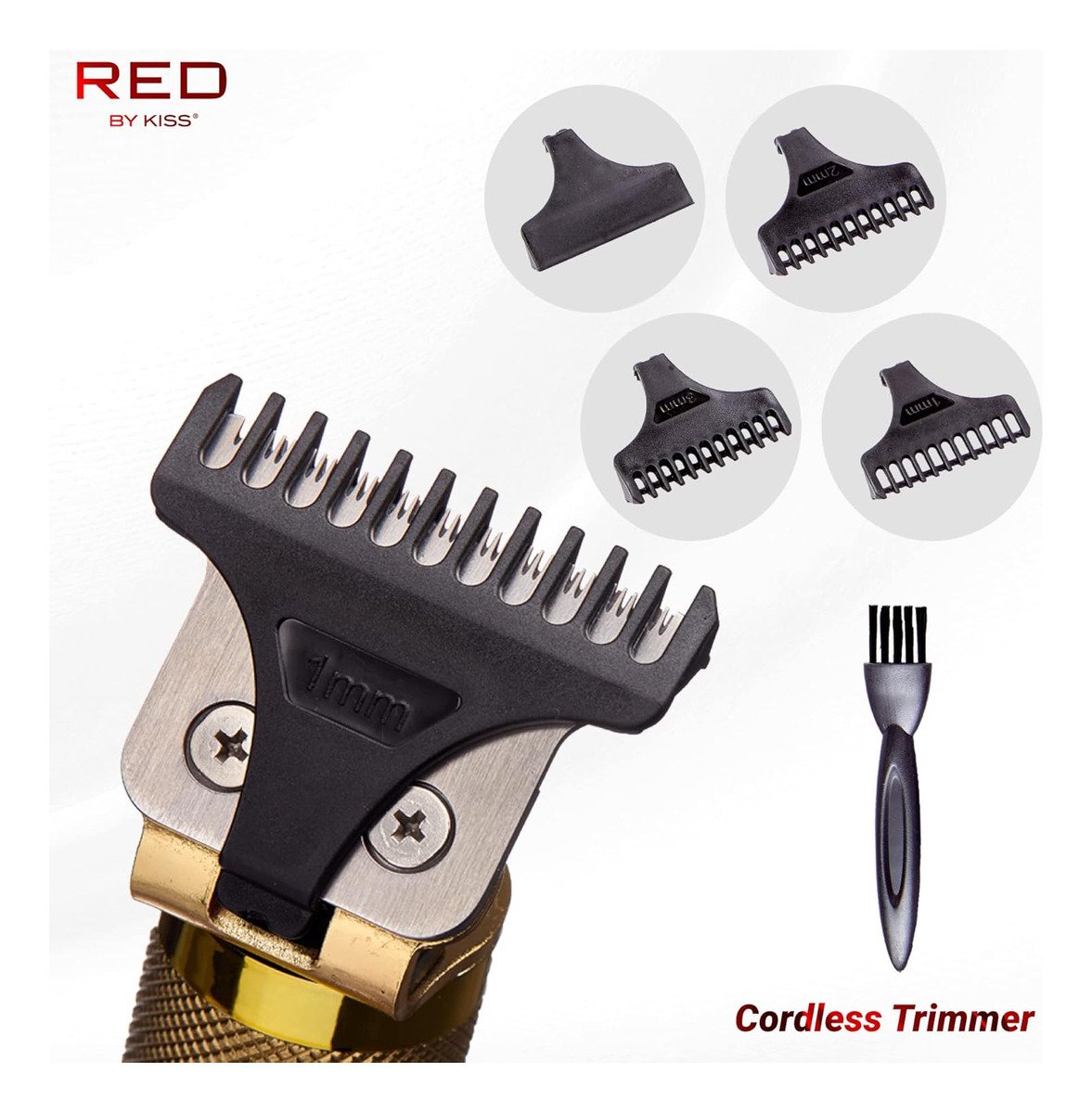 Red By Kiss Cortadora De Pelo Inalámbrica Recargable Dorada - Image 3