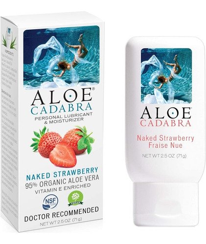 Aloe Cadabra Lubricante Intimo 71g Sabor Fresa - Image 2