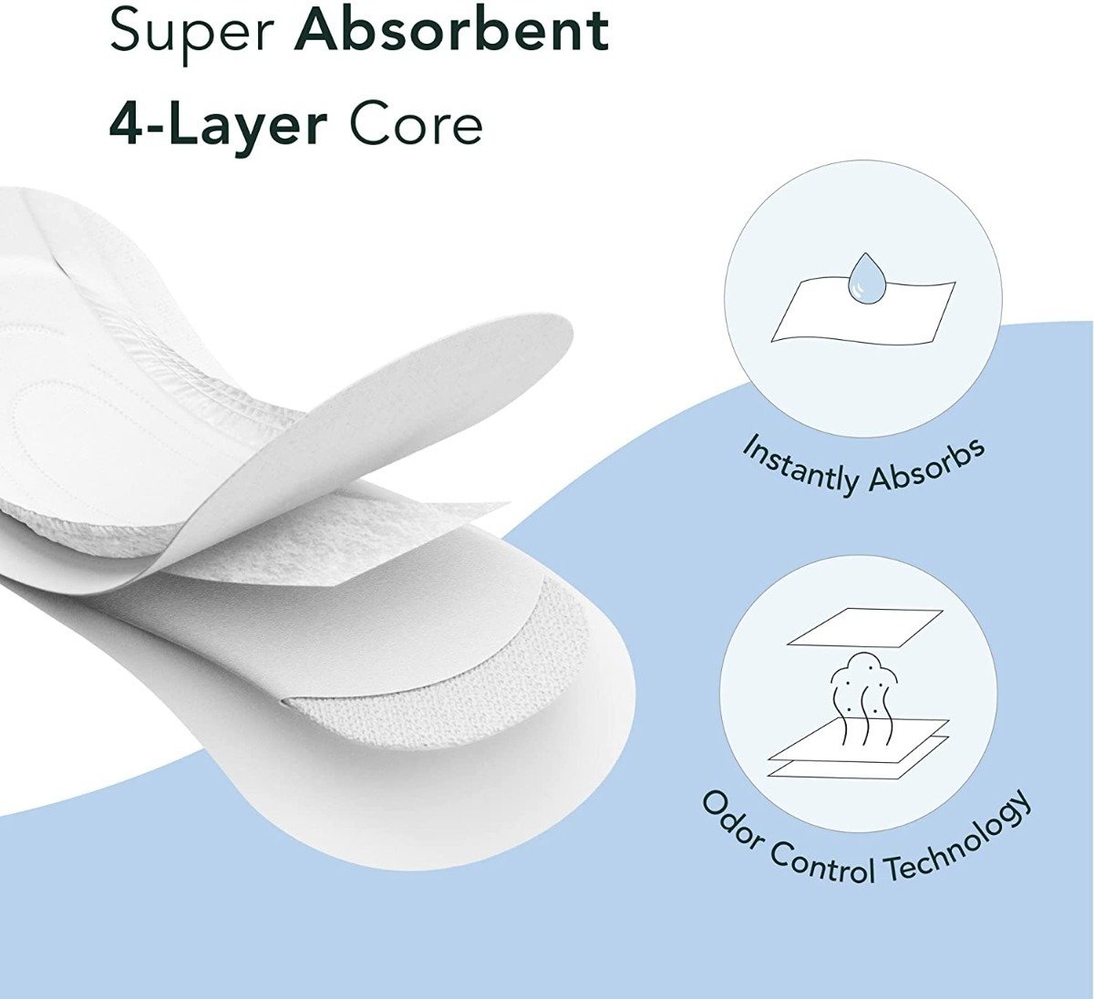 Protectores Diarios Incontinencia Algodón Orgánico 20pz Rael - Image 3