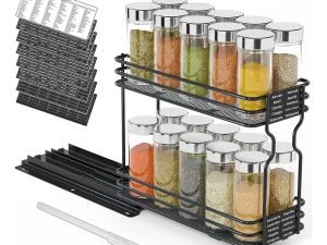 Spaceaid Organizador De Especias Extraíble Para Gabinete
