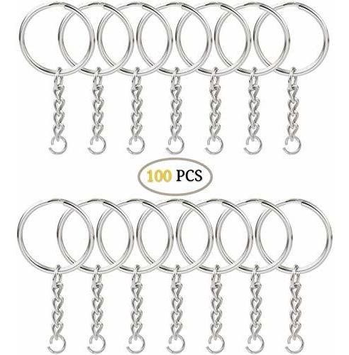 Kingfo - Llavero Con Cadena Y Anillos De Saltar 100 Unidades - Image 2