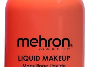 Mehron Liquid Makeup Facial Y Corporal Secado Rápido 133 Ml Color Glow Yellow