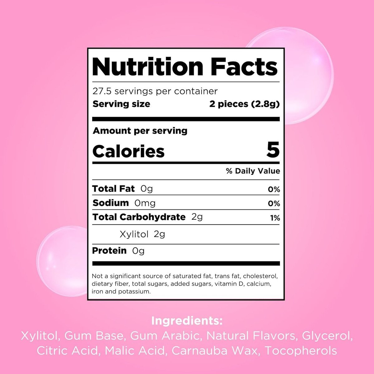 Pur Gum Chicle De Menta Sabor Frutal De Xilitol 55 Und - Image 8