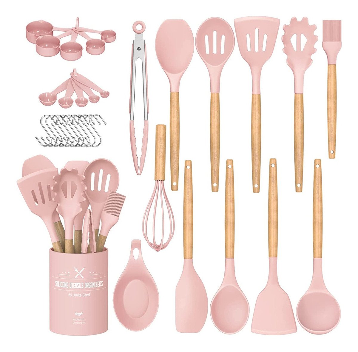 Juego De Utensilios Cocina, Silicona Antiadherente, 33 Pzas - Image 10