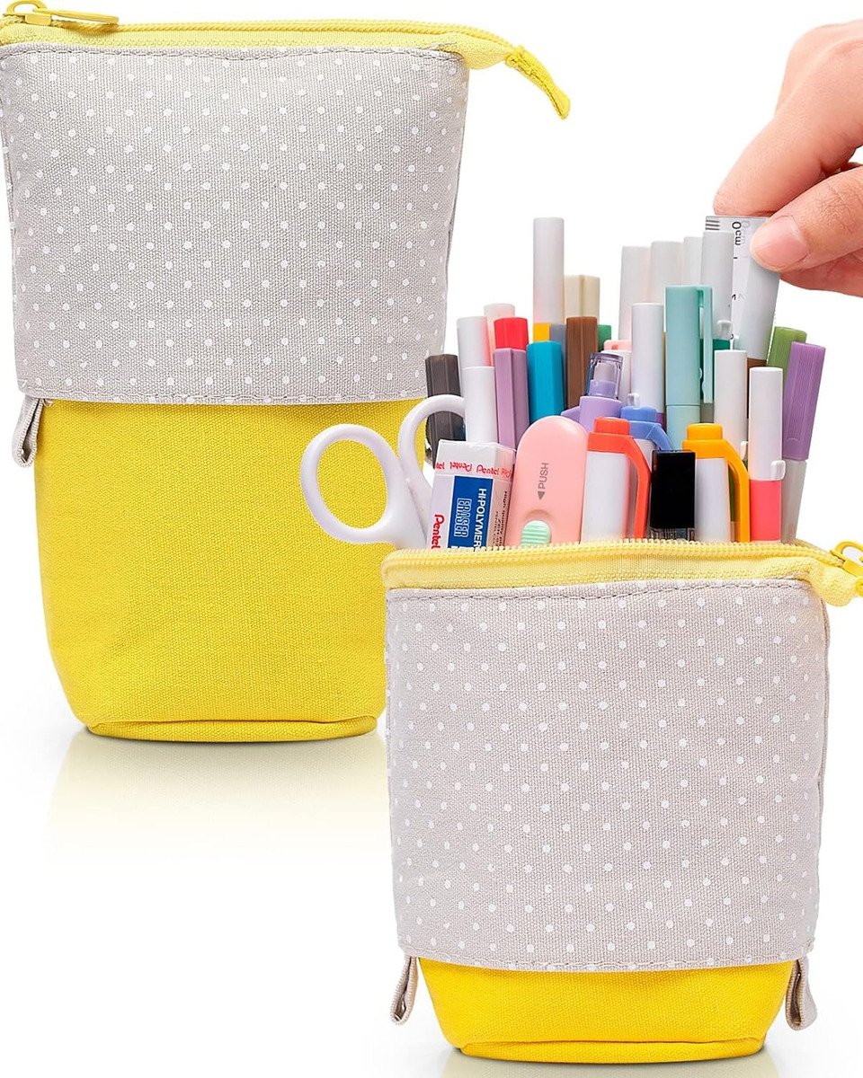 Sooez - Estuche Para Lápices De Pie Desplegable - Image 3