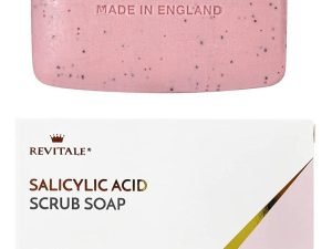 Jabón Exfoliante De Ácido Salicílico Antiacné 80g Revitale